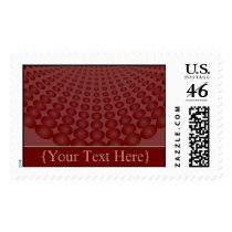 Halftone Dots Designer Cranberry Postage postage