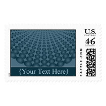 Halftone Dots Designer Midnight Postage postage