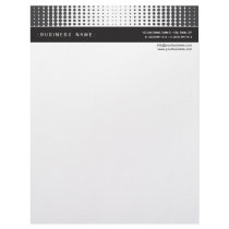 Halftone Dots Letterhead :: ebony