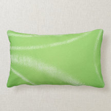 HALFTONE DOTTED LIGHT LIME GREEN WHITE DIGITAL SWI THROW PILLOW