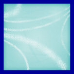 HALFTONE DOTTED PALE LIGHT BLUE WHITE DIGITAL SWIR posters