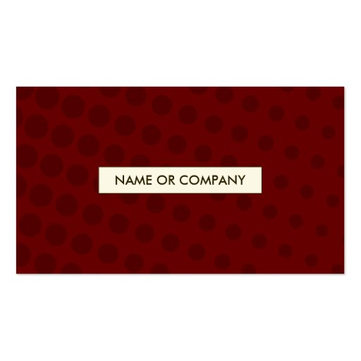 halftone drums business card template (back side)