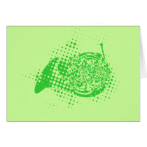 Halftone Horn cards