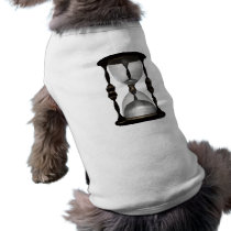 Halftone Hourglass Sand Timer Dog Clothes