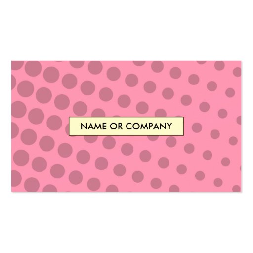 halftone ice cream business card templates (back side)