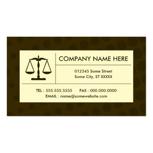halftone justice scale business card templates