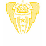 Halftone lightning Bolts and Logo