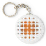 Halftone Orange Schlüsselanhänger