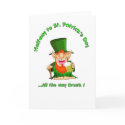Halfway to St Patrick's Day cards