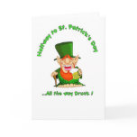 Halfway to St Patrick's Day Cards