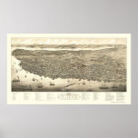 Halifax, NS, Canada Panoramic Map - 1879 Posters