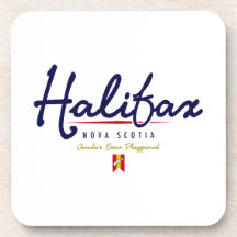Halifax Script Coasters