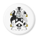 Hall Family Crest magnets