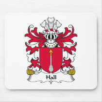 Hall Family Crest mousepads