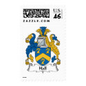 Hall Family Crest postage