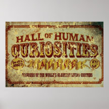Hall of Human Curiosities Print