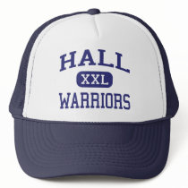 Hall - Warriors - High - West Hartford Connecticut Mesh Hat
