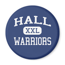 Hall - Warriors - High - West Hartford Connecticut magnets by customteamsportswear Hall - Warriors - High - West Hartford Connecticut magnets