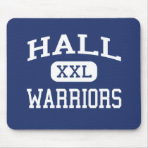 Hall - Warriors - High - West Hartford Connecticut mousepads