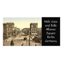 Halle Gate and Belle Alliance Square, Berlin Custom Photo Card