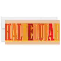 Hallelujah Bookmark rack cards by sundayschoolzone Hallelujah Bookmark rack cards