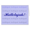 hallelujah cards