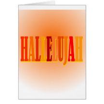 Hallelujah Greeting Card