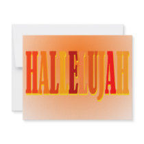 Hallelujah Invitation by sundayschoolzone Hallelujah Invitation