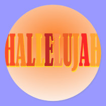 Hallelujah stickers