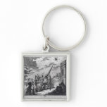 Halley's Comet Observed in 1759 by Cassini III Keychain