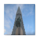 Hallgrímskirkja, Reykjavik, Iceland Square Magnet