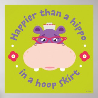 Hallie -Happier Than a Hippo in a Hoop Skirt Print