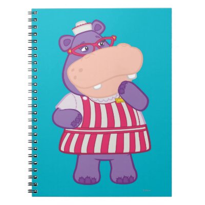 Hallie the Happy Hippo Spiral Notebooks
