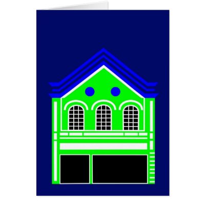 Hallmann Optrician House Greeting Cards by lonvig