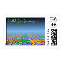 Hallo!...from far away... postage