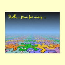 Hallo ... from far away ... postcards