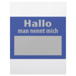 hallo man nennt mich icon letterhead template