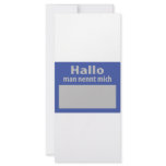 hallo man nennt mich icon personalized rack card