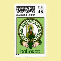 Halloran Clan Motto Postage Stamps stamps