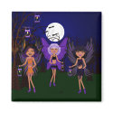 Hallow Sisters -Halloween Gothic Faeries Magnet