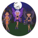 Hallow Sisters -Halloween Gothic Faeries Sticker