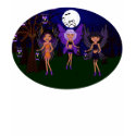 Hallow Sisters -Halloween Gothic Faeries T-Shirt