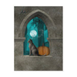 Hallow window postcard