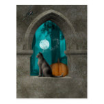 Hallow window postcard