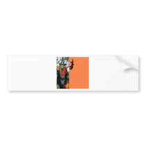 Hallowee-Witch ADD YOUR OWN TEXT Bumper Stickers