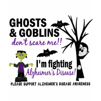Halloween 1 Alzheimer's Disease Warrior shirt
