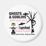 Halloween 1 Breast Cancer Survivor Magnet