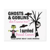 Halloween 1 Breast Cancer Survivor postcards