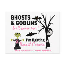 Halloween 1 Breast Cancer Warrior Postcards