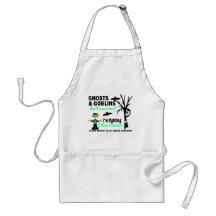 Halloween 1 Celiac Disease Warrior Apron
